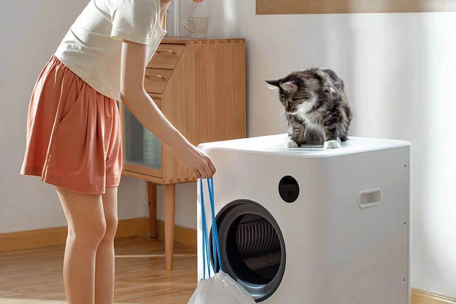 litter boxes for multiple cats